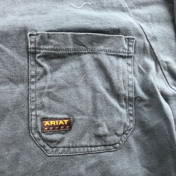 Ariat Mens T-Shirt Small Long Sleeve Pullover Graphic Tee Casual Classic Rebar - Picture 7 of 10